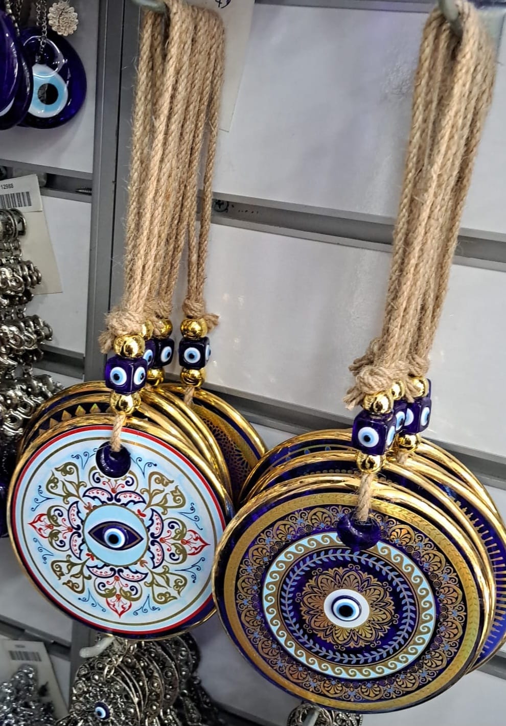 Decorative Ceramic Evil Eye Wall Hanging
